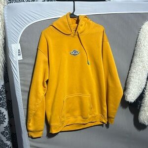 Orange oversized space jacket. Size large.